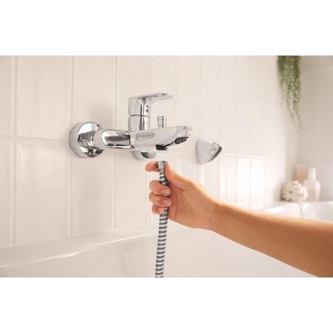 Hansgrohe Rebris s Eengreeps badmengkraan - opbouw - met 2 flow rates - mat zwart SW803028