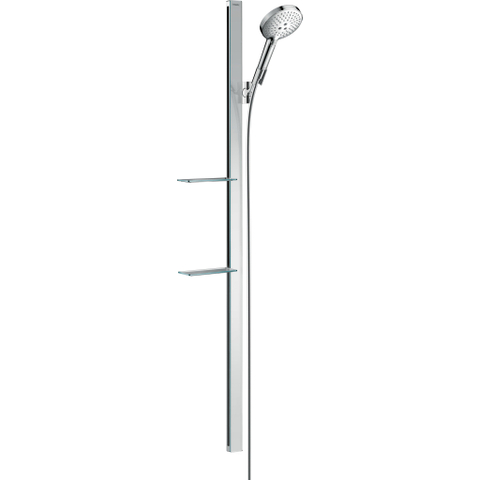 Hansgrohe Raindance Select S Unica - doucheset - glijstang - raindance - select S - 120 - 3jet - handdouche - zeepschaal - 150cm - doucheslang - 160cm - hoogglans chroom SW157207