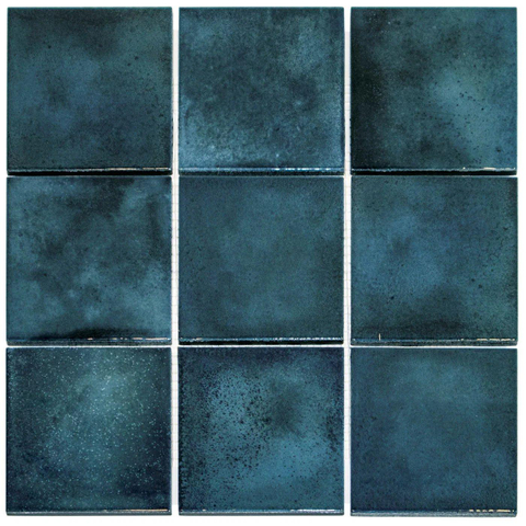 The Mosaic Factory Kasba mosaïque - 30x30cm - 6.5mm - carré - indigo brillant (bleu) SW798756