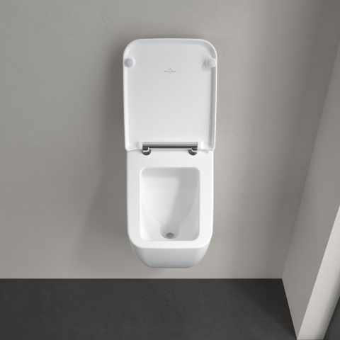 Villeroy & Boch venticello afzuigurinoir DirectFlush - met verdekte toevoer - 28.5x54.5x31.5cm CeramicPlus - White Alpine (glans wit) SW106586