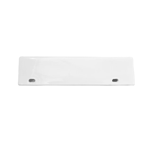 FugaFlow Efficiente Pietra Ensemble lave-mains - 40x22x10cm - céramique - trou de robinet à droite - robinet de lave-mains chromé - bonde - siphon bas - blanc brillant SW1483426