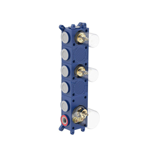 Royal Plaza inbouw regendouche – thermostatisch – Ø32 cm hoofddouche met waterval – zonder handdouche – geborsteld RVS SW1577868