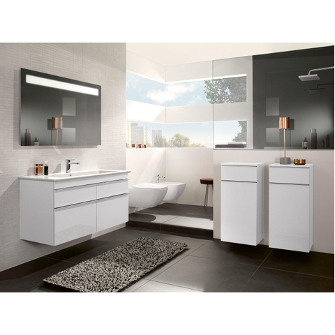 Villeroy & Boch venticello wandbidet - met 1 kraangat - 37.5x56cm - met overloop - White Alpine (glans wit) 1025162