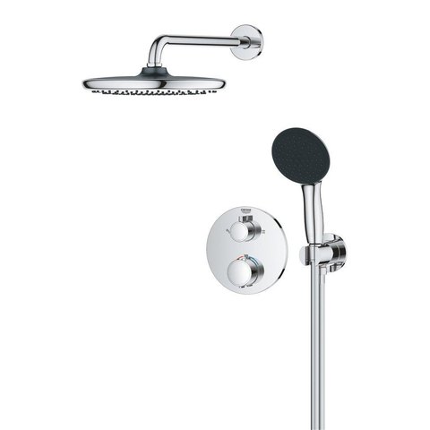 Grohe QuickFix Precision Thermostat Perfect Inbouw Douchesysteem - Vitalio Start 250 hoofddouche - chroom SW1120185