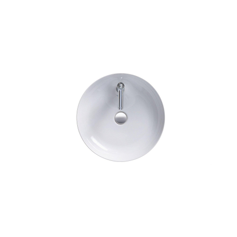 Duravit Cape cod Waskom rond - met 1 kraangat - zonder overloop - diameter 48cm - glans wit 0293442