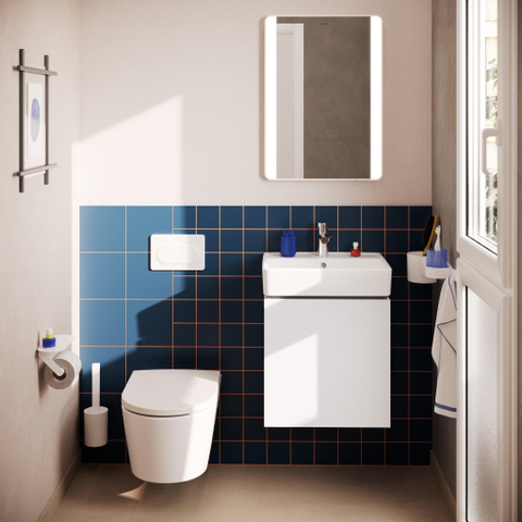 Hansgrohe Xilesa E meubelset 1la 480x380 met Xanuia wastafel 500 mat wit SW1567302