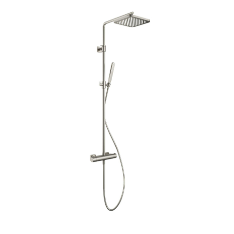 Hotbath Gal Stortdoucheset - thermostatisch - geborsteld nikkel (RVS) SW1245905