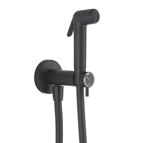 Crosswater MPRO Bidet handdoucheset - inclusief wandhouder - mat zwart SW719816