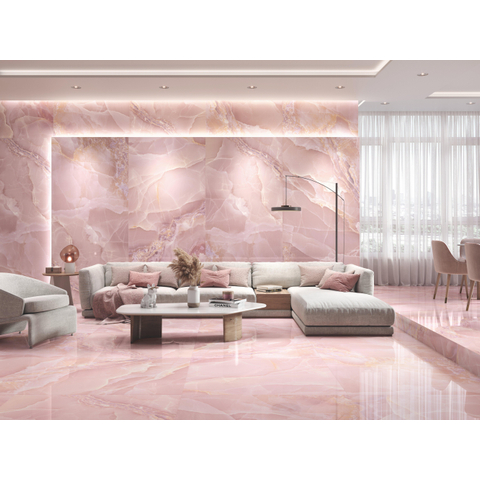 ÉCHANTILLON Terravito Sorella carreau mural et de sol - 60x120cm - 9mm - rectifié - Aspect pierre naturelle - Rose SW1130910