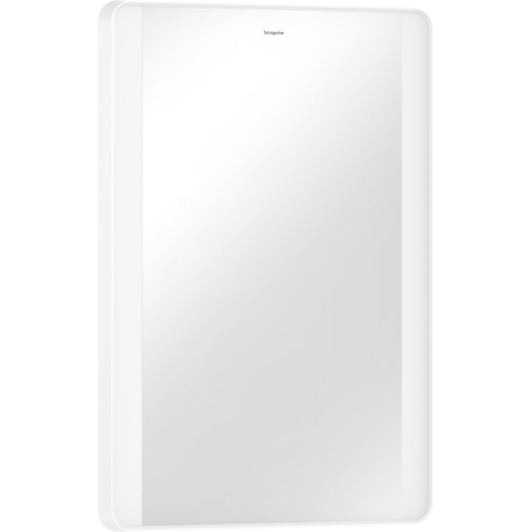 Hansgrohe Xarita Lite Q Miroir - 50x70cm - éclairage led - Vertical - interrupteur mural - Blanc mat SW1165047