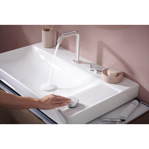 Hansgrohe Tecturis s 2-gats wastafelkraan - 150 - coolstart - met waste - hoogglans chroom SW918766