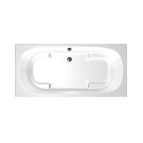 Xenz Kanaga Baignoire duo - 190x90x53 - évacuation centrale - acrylique - blanc SW103330