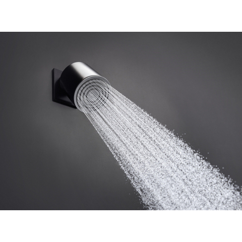 Hansgrohe Pulsify s - hoofddouche 10.5cm - 1jet green - zonder arm - ecosmart - mat zwart SW651484