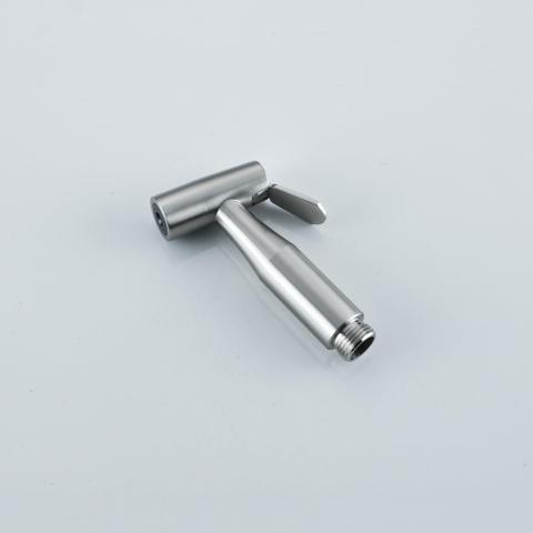 Fortifura Calvi Bidetset - handdouche - slang 150cm - houder - PVD - geborsteld RVS SW1123164