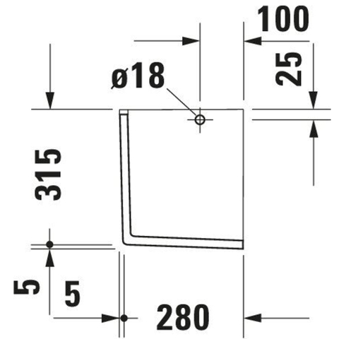 Duravit Starck 3 Philippe Starck - 3 Sifonkap - wit 0312770