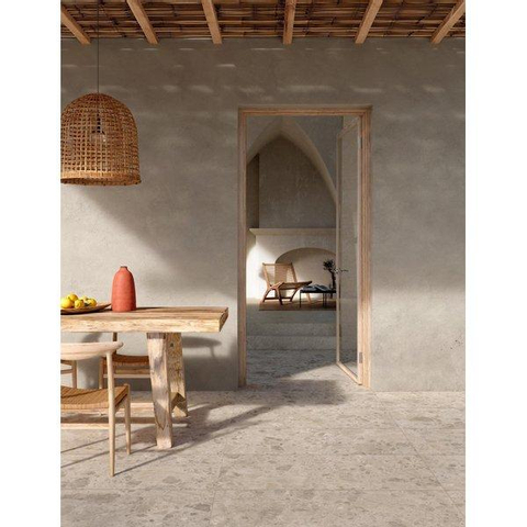 ÉCHANTILLON Ceralto Houta Uno Carrelage sol et mur 60x60cm 8.5mm rectifié R10 grès cérame Beige SW915203