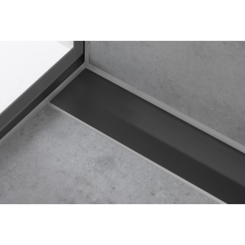 Hansgrohe RainDrain Flex Douchegoot - 90cm - inkortbaar - wandmontage - mat zwart SW1590399