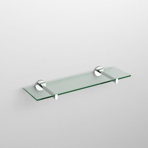 Clou Flat tablette 45x14.2x4.8cm verre Chrome SW9760