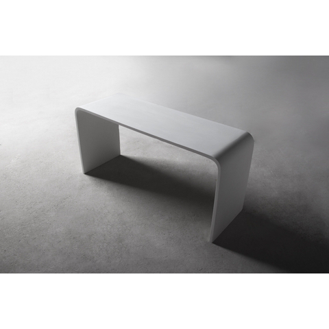 Ideavit Solidtondo Tafel 90x30x43cm Solid surface mat wit SW96995