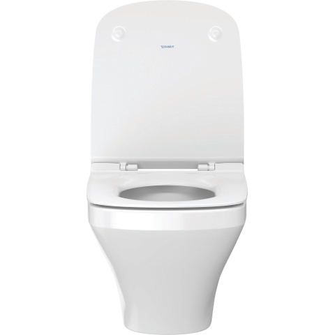 Duravit Durastyle WC suspendu à fond creux Compact 37x48cm avec wondergliss blanc SW54186