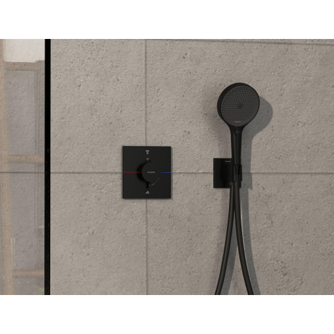 Hansgrohe ShowerSelect Comfort E Thermostaat - inbouw - 2 functies - mat zwart SW918081
