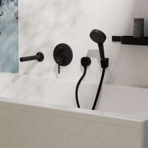 Hansgrohe Zesis S baduitloop mat zwart SW1567416