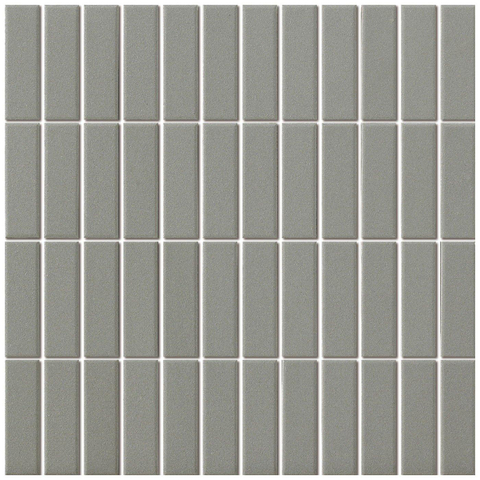 The Mosaic Factory London mosaïque - 30x30cm - 6mm - rectangulaire - R11 - dark grey mat (gris) SW382562