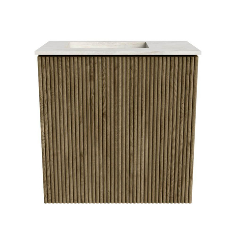 Mondiaz JOYA-DLUX 40cm toiletmeubel - kleur Dusk - Wastafel FAYE positie Links 1 kraangat kleur Ostra. SW1426224