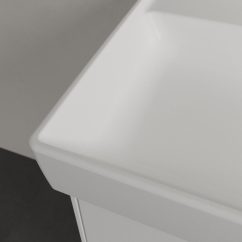 Villeroy & Boch Collaro meubelwastafel - 120x47cm - met overloop - 1 kraangat CeramicPlus - Stone White (mat wit) SW358339