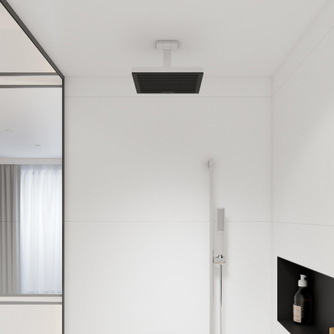 Hansgrohe Pulsify e - plafondaansluiting - 10cm - hoogglans chroom SW918144