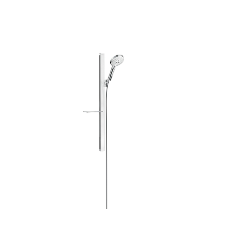 Hansgrohe Raindance Select S Unica - doucheset - glijstang - raindance - select S - 120 - 3jet - handdouche - zeepschaal - 90cm - doucheslang - 160cm - wit/chroom - wit chroom SW157204