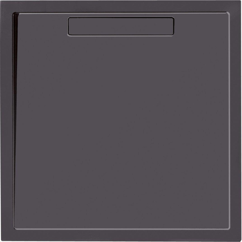 Villeroy & Boch Squaro douchebak 90x90x1,8cm + frame antraciet -licht beschadigd - OUTLET UDEN STORE35138