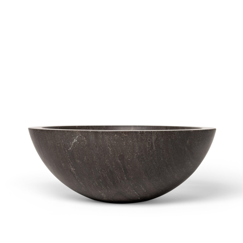 Forzalaqua Roma Vasque 40x40x15cm Ronde Pierre naturelle Pierre bleue adoucie FO100001