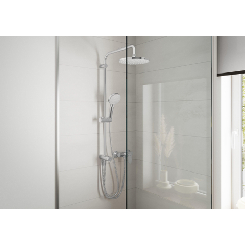 Hansgrohe Vernis Blend Eengreeps douchekraan - opbouw - mat zwart SW651566