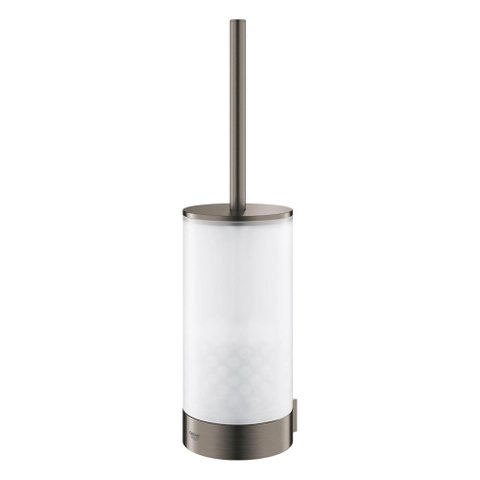 Grohe Selection Toiletaccessoires - closethouder - zonder klep - closetborstelset - handdoekhaak - brushed hard graphite (antraciet) SW1210917