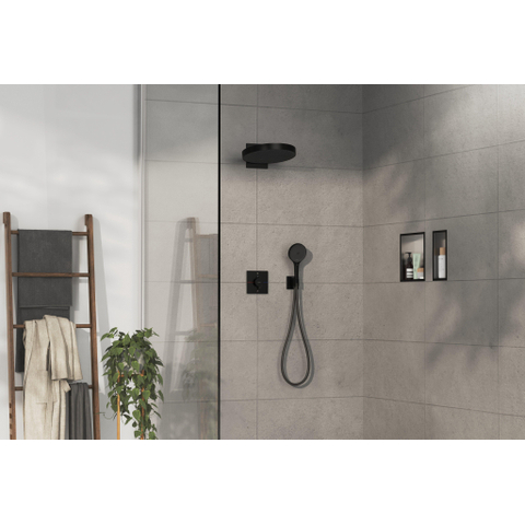 Hansgrohe ShowerSelect Comfort E Thermostaat - inbouw - 2 functies - mat zwart SW918081