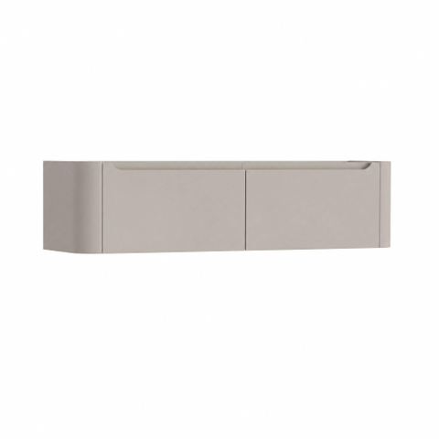 HR badmeubelen Juice Meuble sous-lavabo - 160x45x40cm - angles arrondis - 2 tiroirs - beige mat SW862834