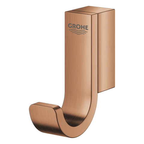 Grohe Selection Toiletaccessoires - closethouder - zonder klep - closetborstelset - handdoekhaak - brushed warm sunset (koper) SW1210920