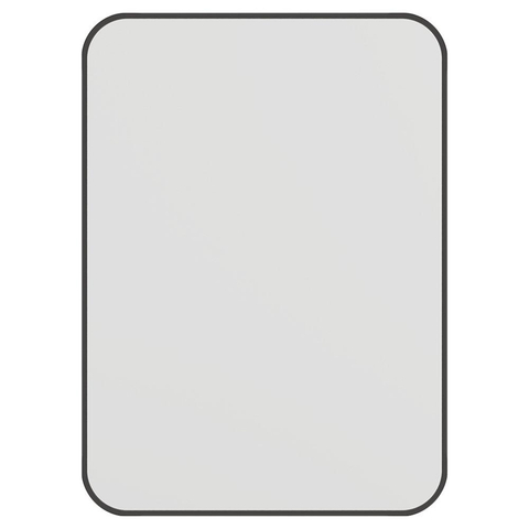 Haceka Deco miroir – rectangle à angles arrondis – 40 x 55 cm – Noir mat SW1102386