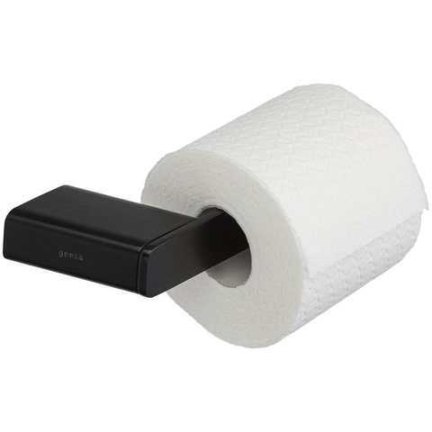 Geesa Shift Porte-rouleau de papier toilette sans couvercle Noir (droit) SW641367