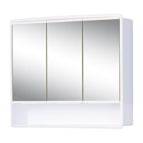 GO by Van Marcke spiegelkast – 58x49.5x14.5 cm – zonder verlichting – 3 deuren – Wit 4351107