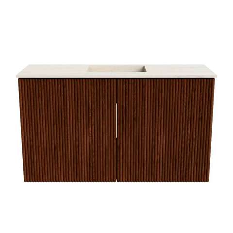 Mondiaz JOYA-DLUX 70cm toiletmeubel - kleur Ruby - Wastafel FAYE positie Midden Zonder kraangat kleur Meli. SW1425350
