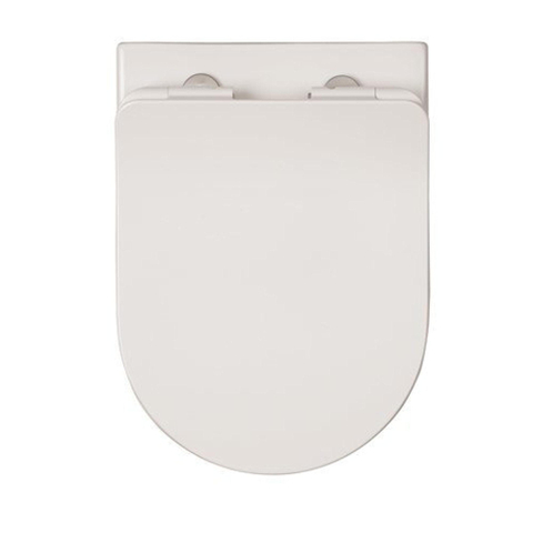 Crosswater Glide II Wandtoilet - 36.5x51x34.5cm - spoelrandloos - zonder zitting- - rimless - glans wit SW857408