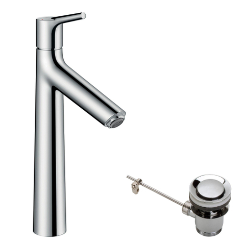 Hansgrohe Talis S wastafelkraan - 190 met waste - hoogglans chroom SW29016