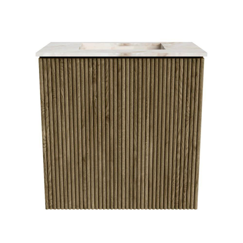 Mondiaz JOYA-DLUX 40cm toiletmeubel - kleur Dusk - Wastafel FAYE positie Midden Zonder kraangat kleur Frappe. SW1423059