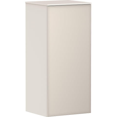 Hansgrohe Xevolos E Armoire mi-haute - 89x40x36cm - 1 porte - façade metallic sand beige - push to open - charnière à gauche - sand matt beige SW995450