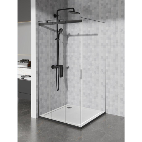 Adema Dawn receveur de douche - 80x80x4cm - carré SMC - blanc brillant SW1448176