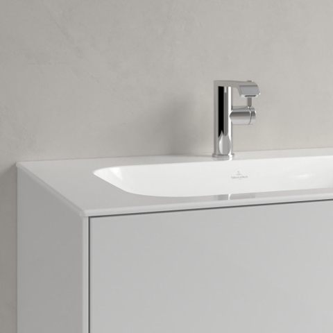 Villeroy & Boch Finion Lavabo-meuble - 800 x 500 x 160 mm - Blanc Alpin CeramicPlus - avec trop-plein dissimulé - non poli SW106522