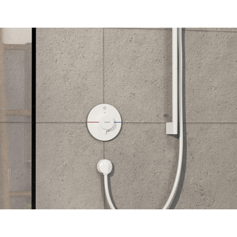 Hansgrohe Showerselect Comfort S thermostatique encastrable pour 1 fonction mat blanc SW918020