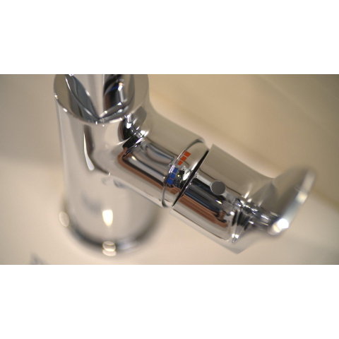 Hansgrohe Metris Wastafelkraan - met hoge - draaibare uitloop - met waste - hoogglans chroom 0450929